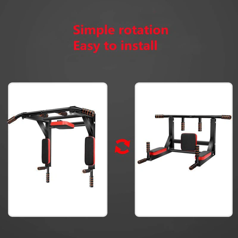 wall mounted pull up bar heavy duty