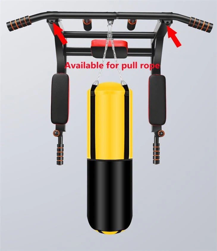 Multifunctional Wall Mounted Pull Up Bar And Dip Station